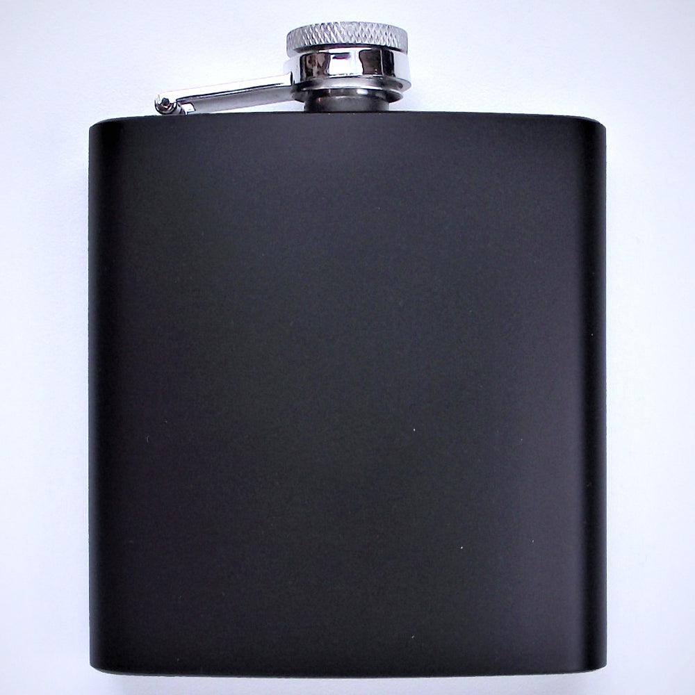 Personalised Stainless Steel 'Anniversary' Hip Flask made for you by Custom Gift Studio at Cheshire Oaks