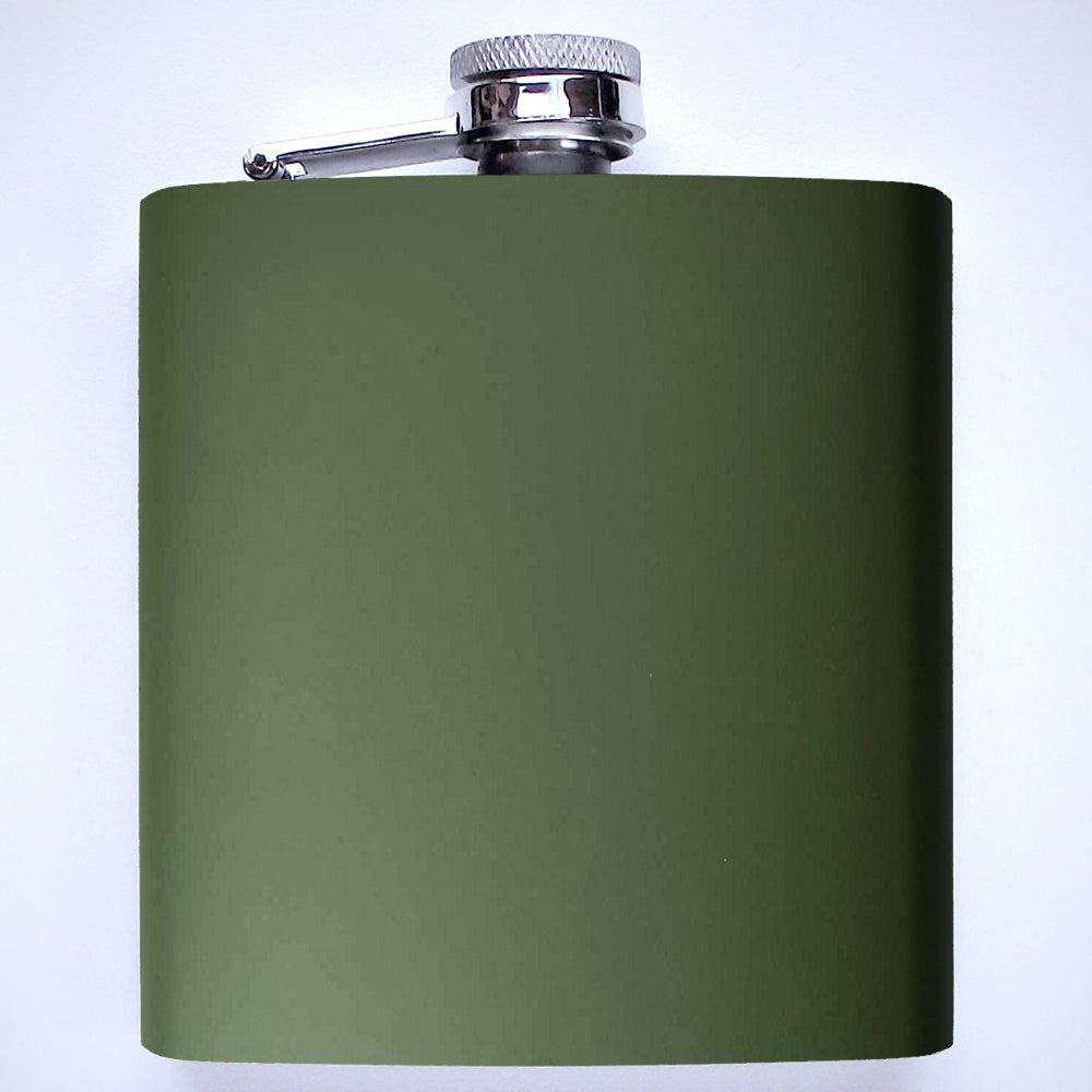Personalised 'Dads' Stainless Steel Hip Flask made for you by Custom Gift Studio at Cheshire Oaks