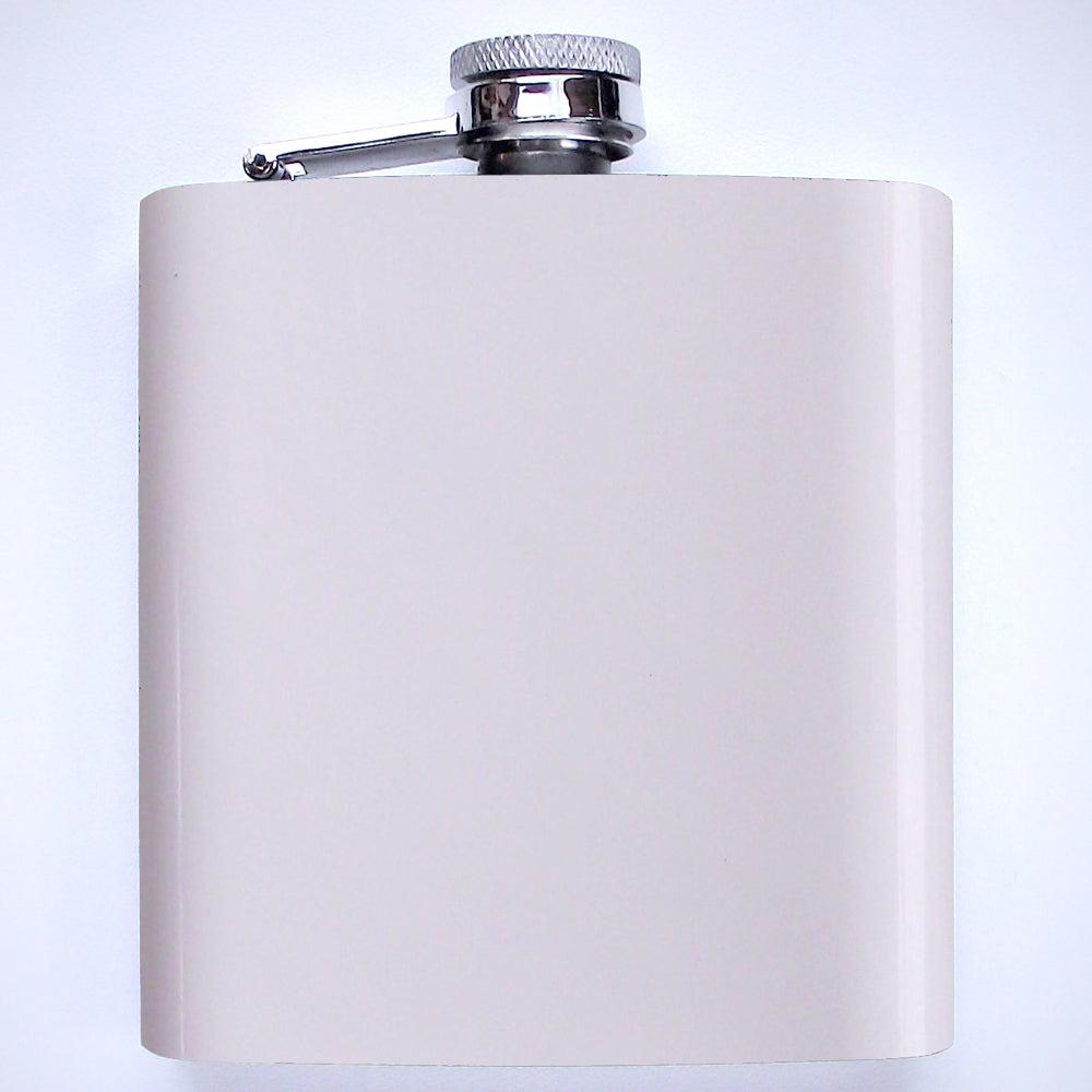 Personalised Stainless Steel 'Anniversary' Hip Flask made for you by Custom Gift Studio at Cheshire Oaks